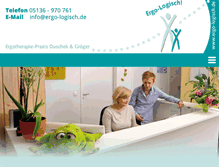 Tablet Screenshot of ergo-logisch.de
